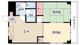 エルム1番館【2階】の間取り