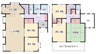 神奈川県相模原市南区東大沼3丁目【一戸建】の間取り