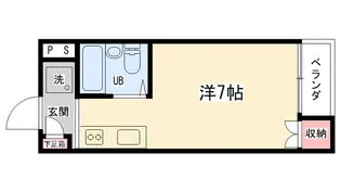 リチェモンテ古淵【2-D号室】の間取り