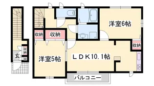 シュライン・フロント【2階】の間取り