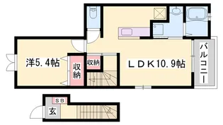 サンフラワー【2階】の間取り
