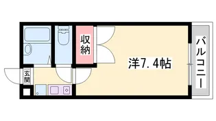 カルム三条町【1階】の間取り