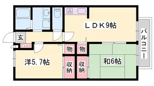 ハッピーバード円山【2階】の間取り