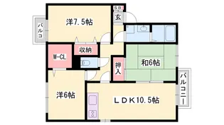 グリーンハイツ【2階】の間取り