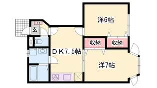 クインシィー8【1階】の間取り
