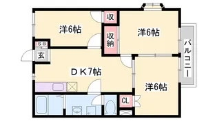タウンリバティー【2階】の間取り