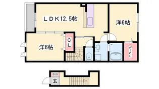 ラッフィナートⅠ【2階】の間取り