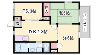 エスポワール【2階】の間取り