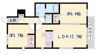 シャモニー【1階】の間取り