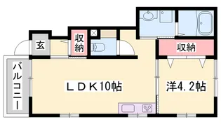 グランアウローラⅤ【1階】の間取り