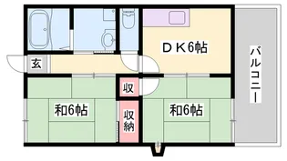 ユウハイツ【2階】の間取り