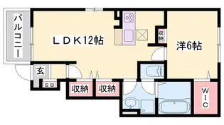 エイドⅡ【1階】の間取り