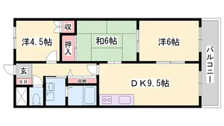 ツイン・ステージⅡ【1階】の間取り