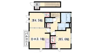 ハートランド【2階】の間取り