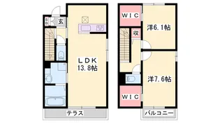 ライフ メゾン【101号室】の間取り