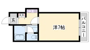 イーストアヴェニュー【508号室】の間取り