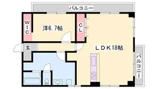 コーポラスエル【3階】の間取り