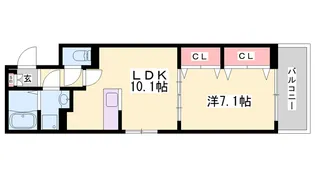 メゾンブリエ【2階】の間取り
