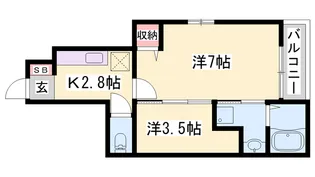 アマルフィ37【1階】の間取り