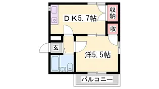 シャンⅠ【11号室】の間取り