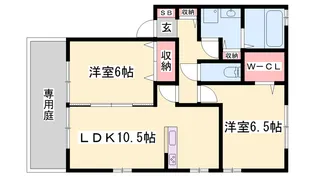 ラフィエール【1階】の間取り