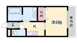 サンシャイン大塚【1階】の間取り