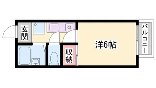 OA FLAT宇佐崎【2階】の間取り
