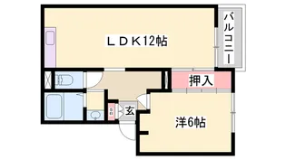 エステートパレスB【201号室】の間取り