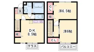 ルース・コンフォートⅡ【1階】の間取り