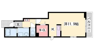 エスポワールⅣ【103号室】の間取り