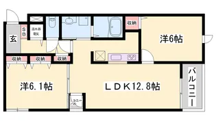 サンリット・レジデンス【2階】の間取り
