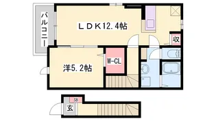 パトリア【2階】の間取り