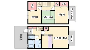 ボア ソルテ【3号室】の間取り