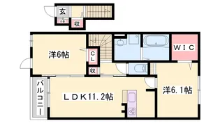 フロレスタ【202号室】の間取り