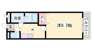 メイプル・パラーシオ【1階】の間取り