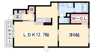 アルモニー・ガーデンⅠ【1階】の間取り