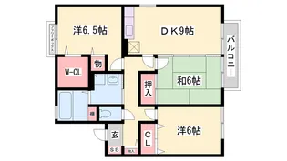 プラシード暖家 B棟【2階】の間取り