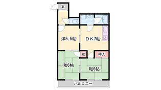 3DKの間取り画像