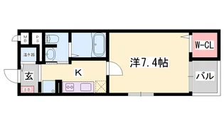 ブルーベル【1階】の間取り