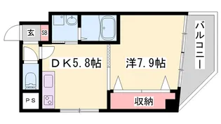 三共ヒルズ【5階】の間取り
