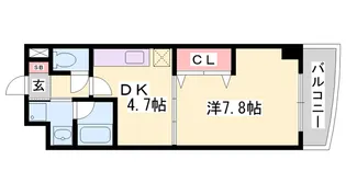 メルベーユコート【5階】の間取り