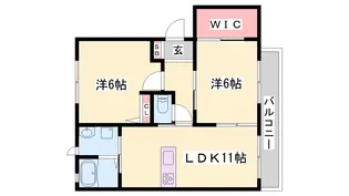 パストラル堂本【102号室】の間取り