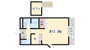アシュランス【2階】の間取り