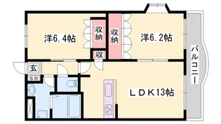 ロイヤルヒルズ青山【3階】の間取り
