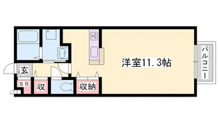 ル・シエル【1階】の間取り