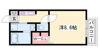 マ・メゾンⅠ【2階】の間取り