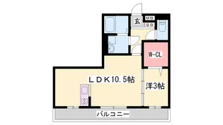 ノア東山A棟 A棟【3階】の間取り