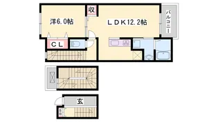 ラ・フォーレ【3階】の間取り