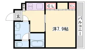 リープラス網干【1階】の間取り