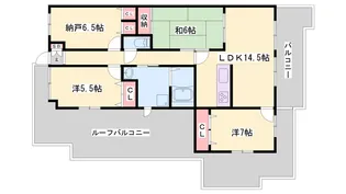 ネオステージ今宿【6階】の間取り